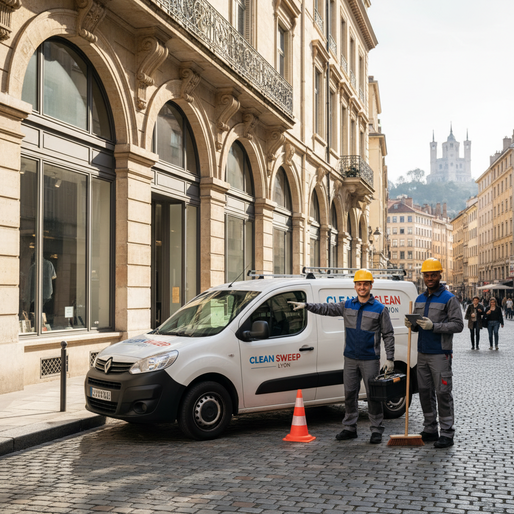 appel à action pour le débarras d'un local commercial dans le Rhône