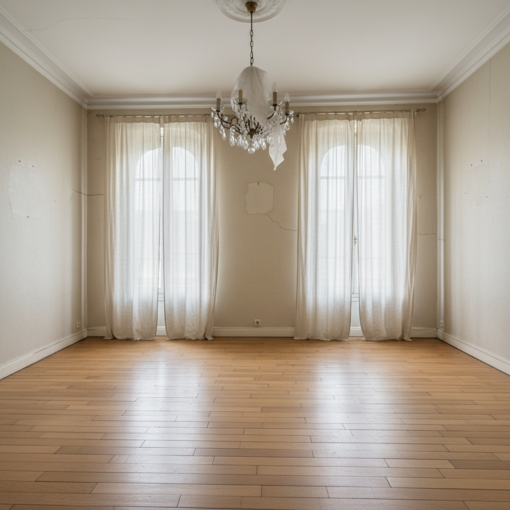 Pièce vidée avec respect après décès - Derlot Débarras Lyon