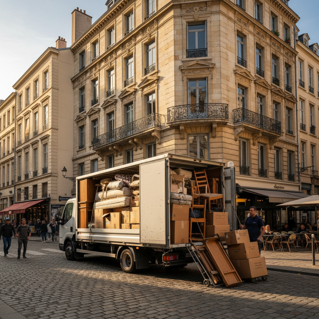 camion débarras cave lyon - Derlot Débarras Lyon