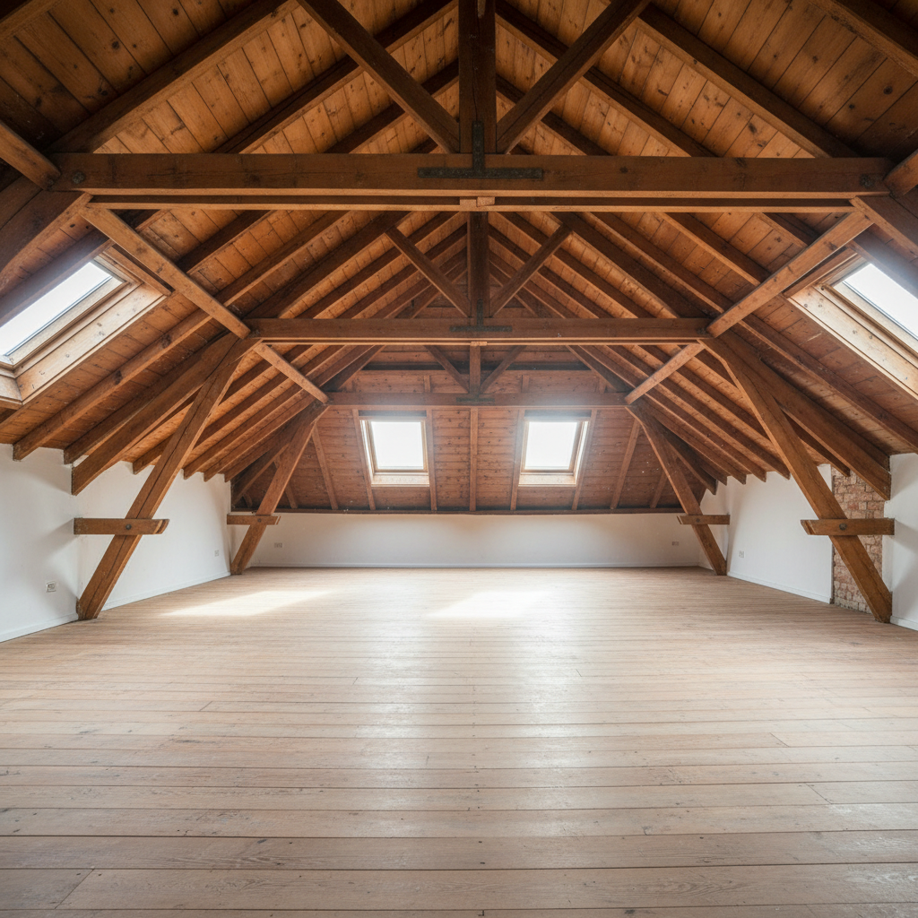 grenier vide après débarras lyon - Derlot Débarras Lyon