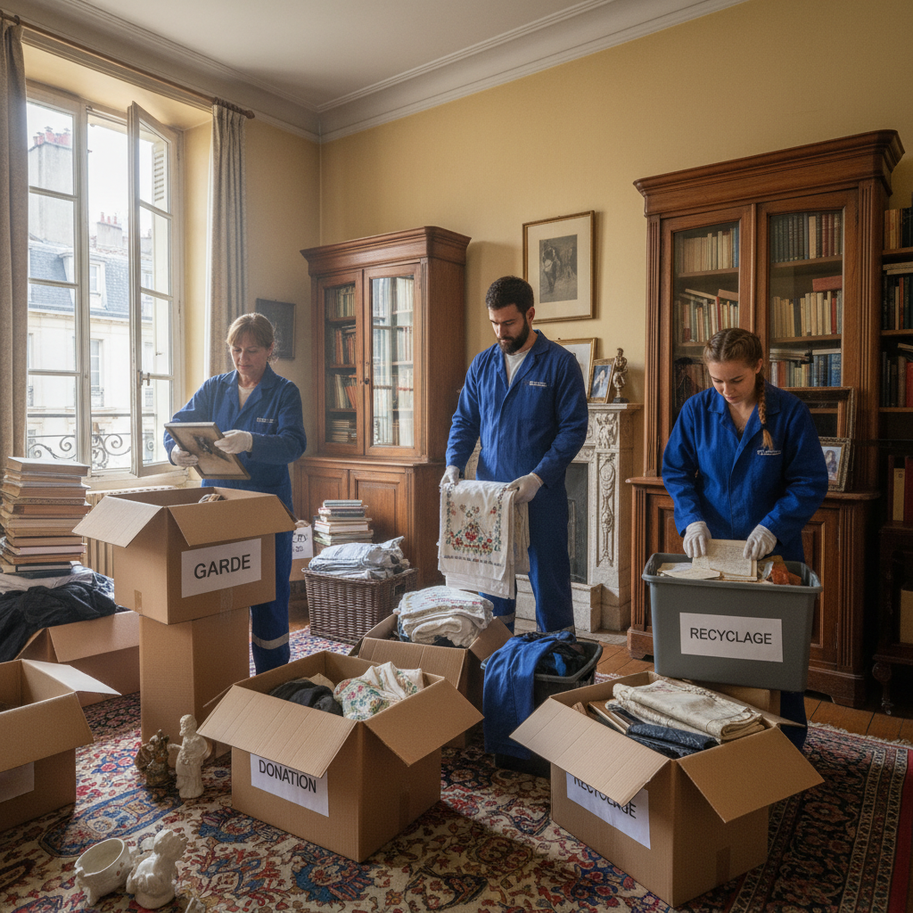 debarras succession lyon equipe