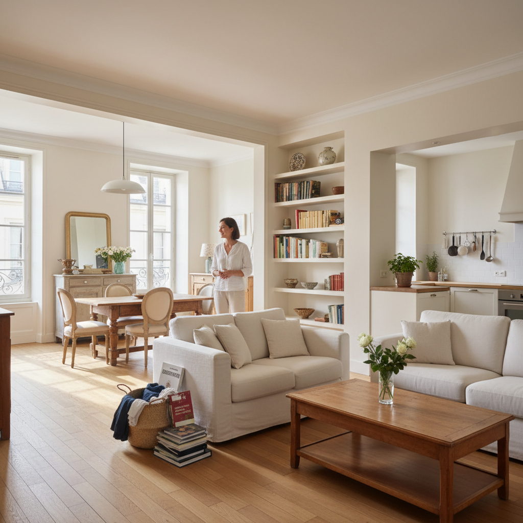 Appartement propre après don Emmaüs et débarras professionnel