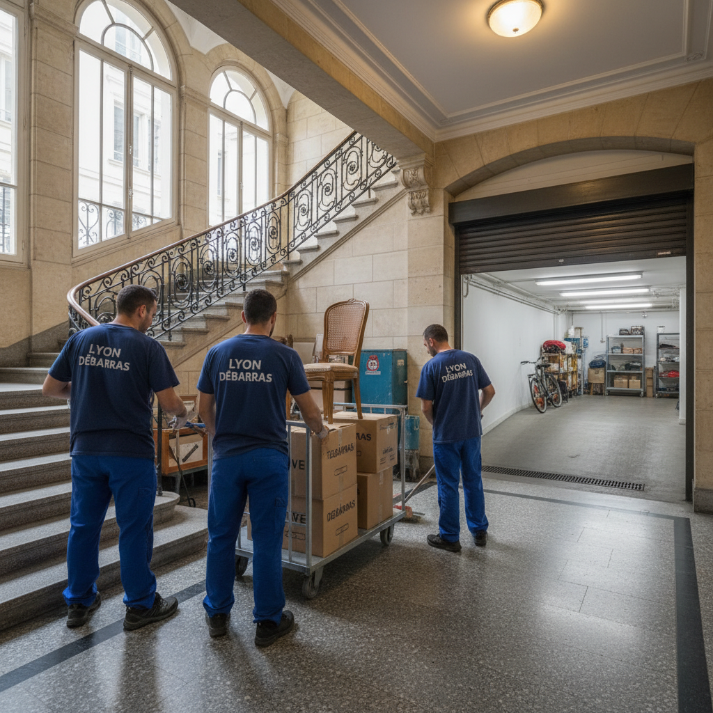 étapes du processus de débarras de copropriété à Lyon