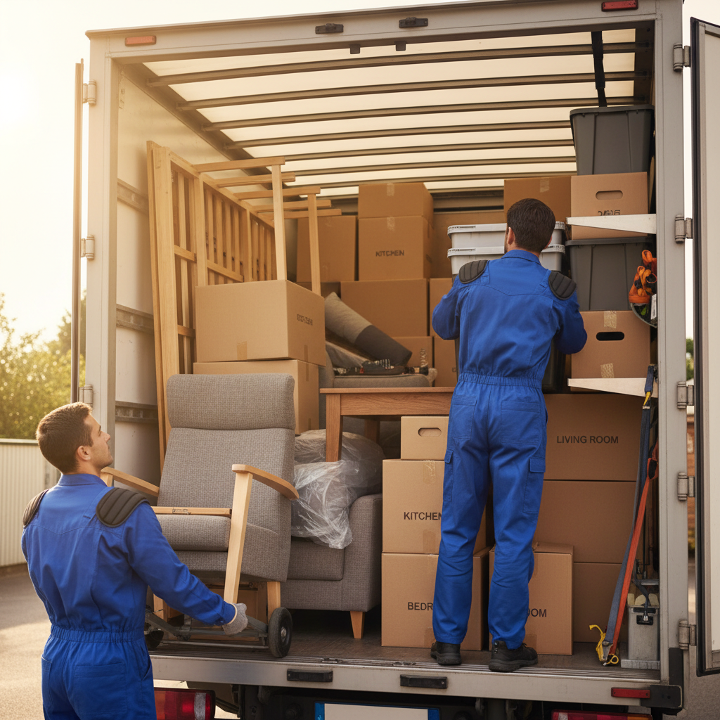 Prix débarras maison Lyon - chargement efficace du camion