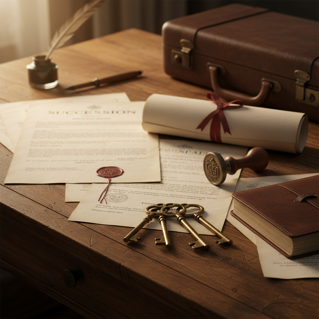 Documents de succession et formalités notariales