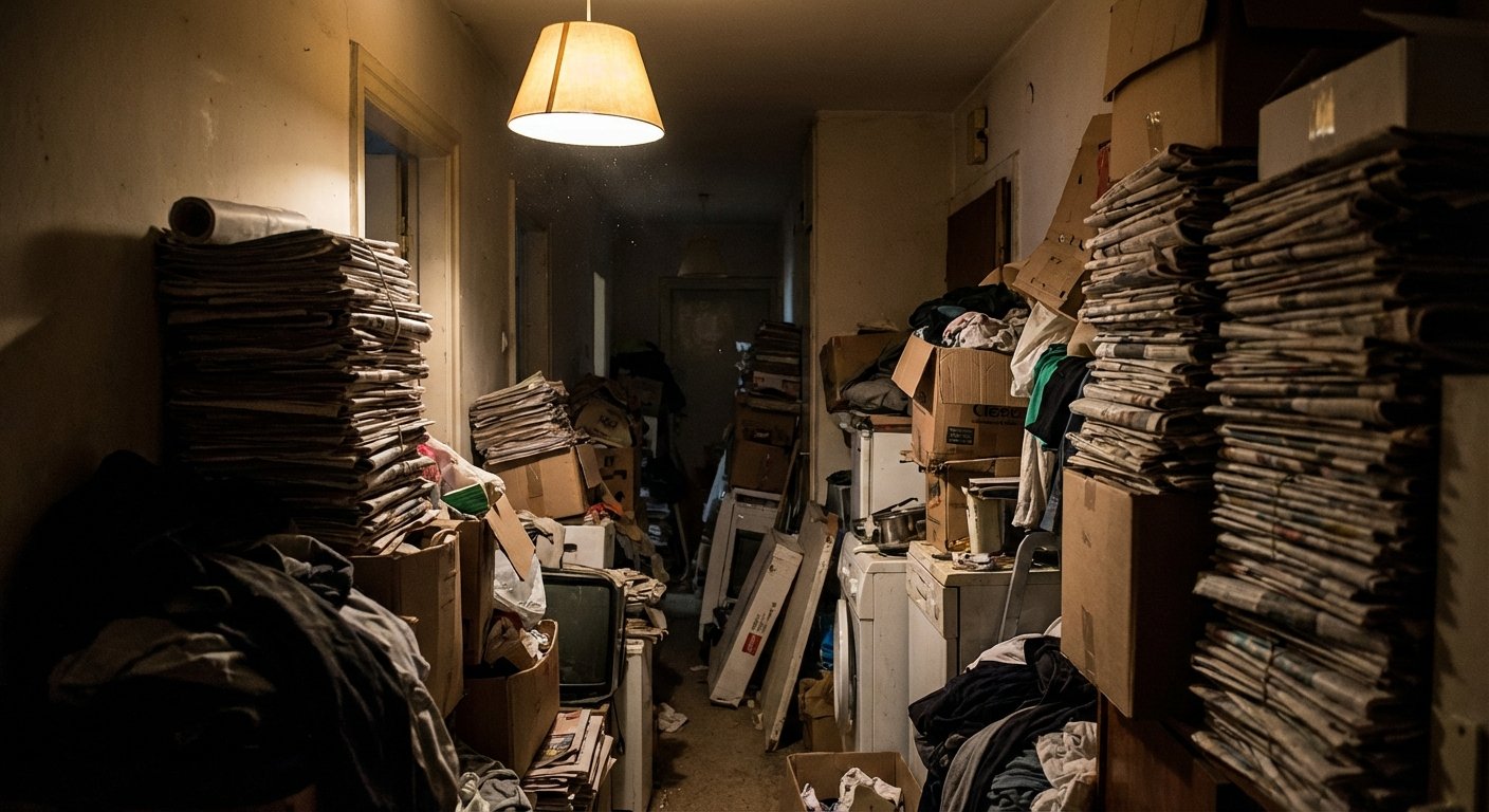 Appartement tres encombre necessitant un debarras complet