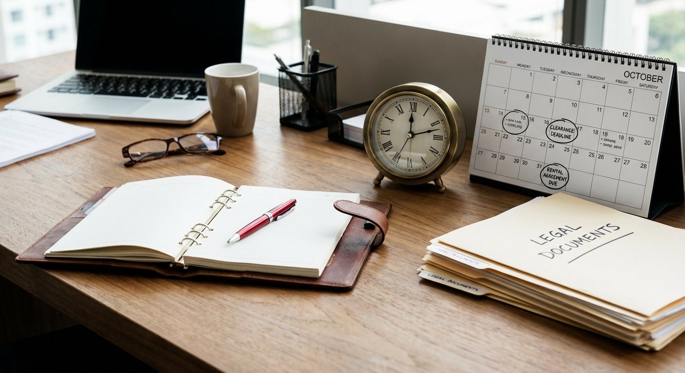 Calendrier des delais legaux pour vider un appartement apres deces