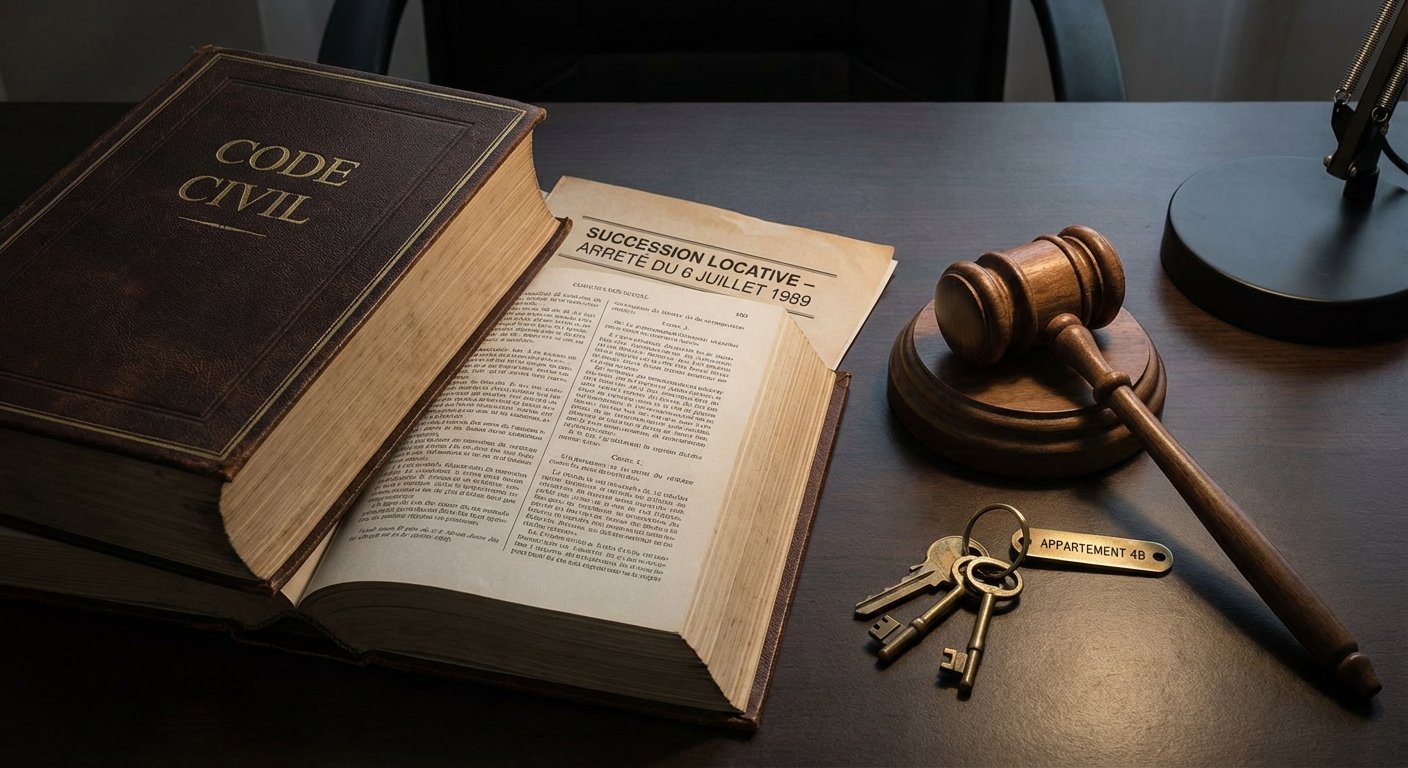 Documents juridiques relatifs au bail et a la succession d un locataire decede