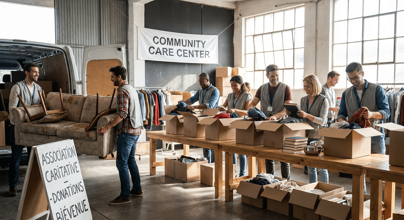 Où s'adresser pour débarrasser une maison de son contenu ? 2 Don de meubles et objets a une association caritative