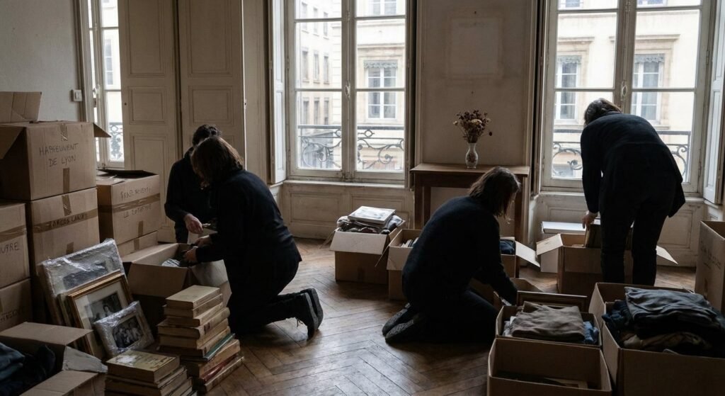 Vide appartement après décès : étapes et prix 11 vidage d'appartement après décès réalisé par Derlot à Lyon