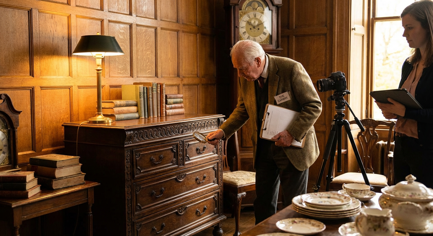 Estimation du mobilier ancien lors d'une succession à Lyon