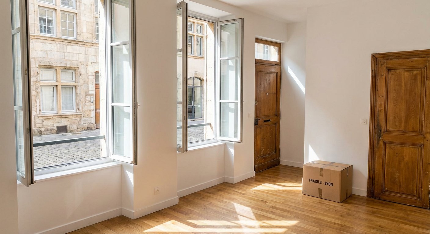 Appartement vidé gratuitement à Lyon - logement propre et vide