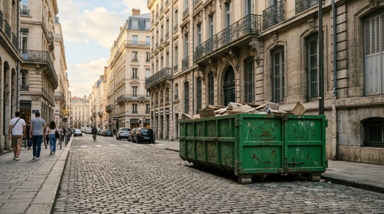 Louer une benne à Lyon : prix, contraintes et alternatives moins chères