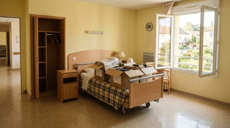 Vider la chambre d’un proche en EHPAD ou maison de retraite à Lyon : démarches et délais