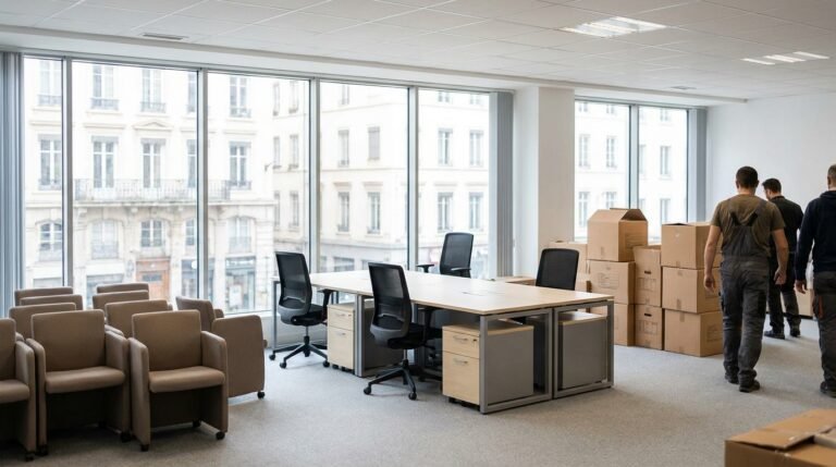 Mobilier de bureau : don, revente ou recyclage à Lyon