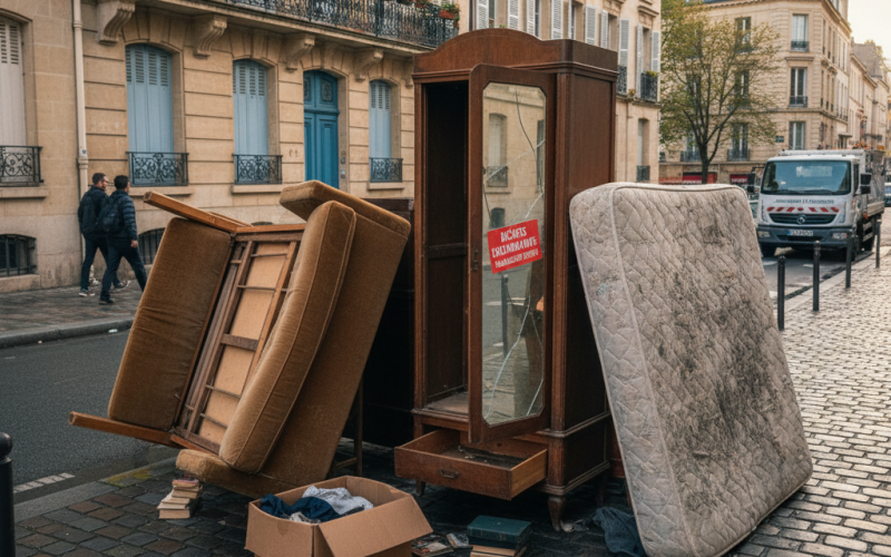 Enlèvement encombrants à domicile prix et solutions - Derlot Débarras Lyon