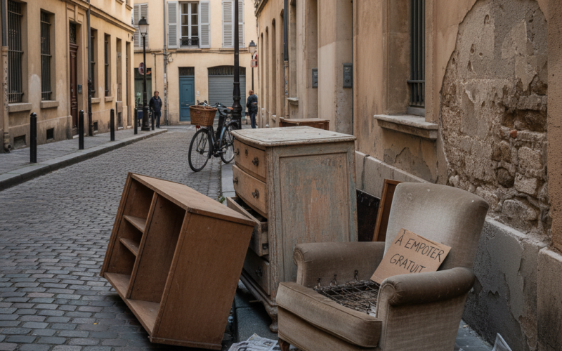 Se débarrasser vieux meubles Lyon solutions - Derlot Débarras Lyon