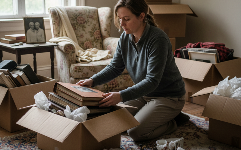 Comment vider une maison après un décès guide complet - Derlot Débarras Lyon