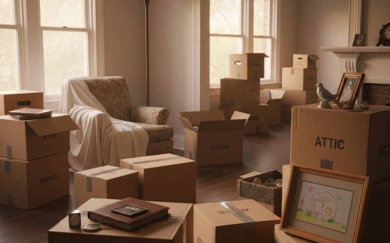 Vider une maison avant la succession - Derlot Débarras Lyon