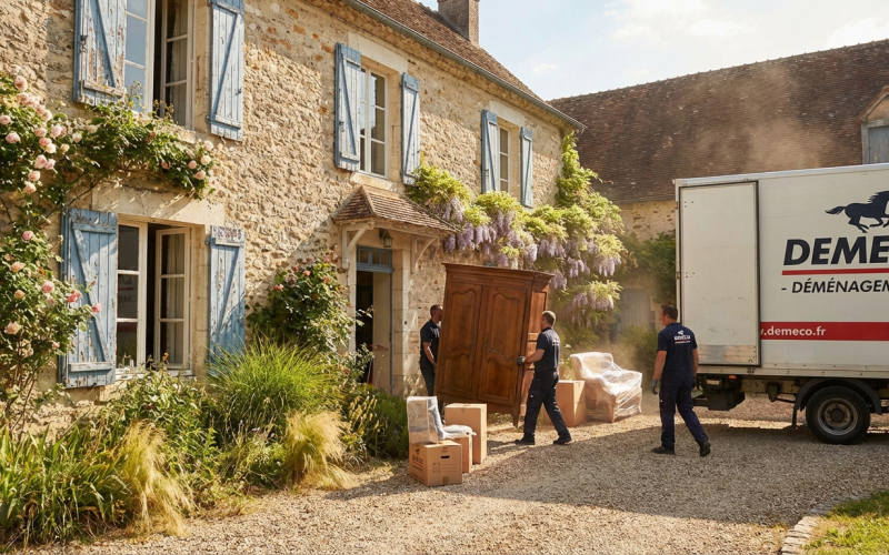 débarras d'une maison de campagne dans la région de Lyon